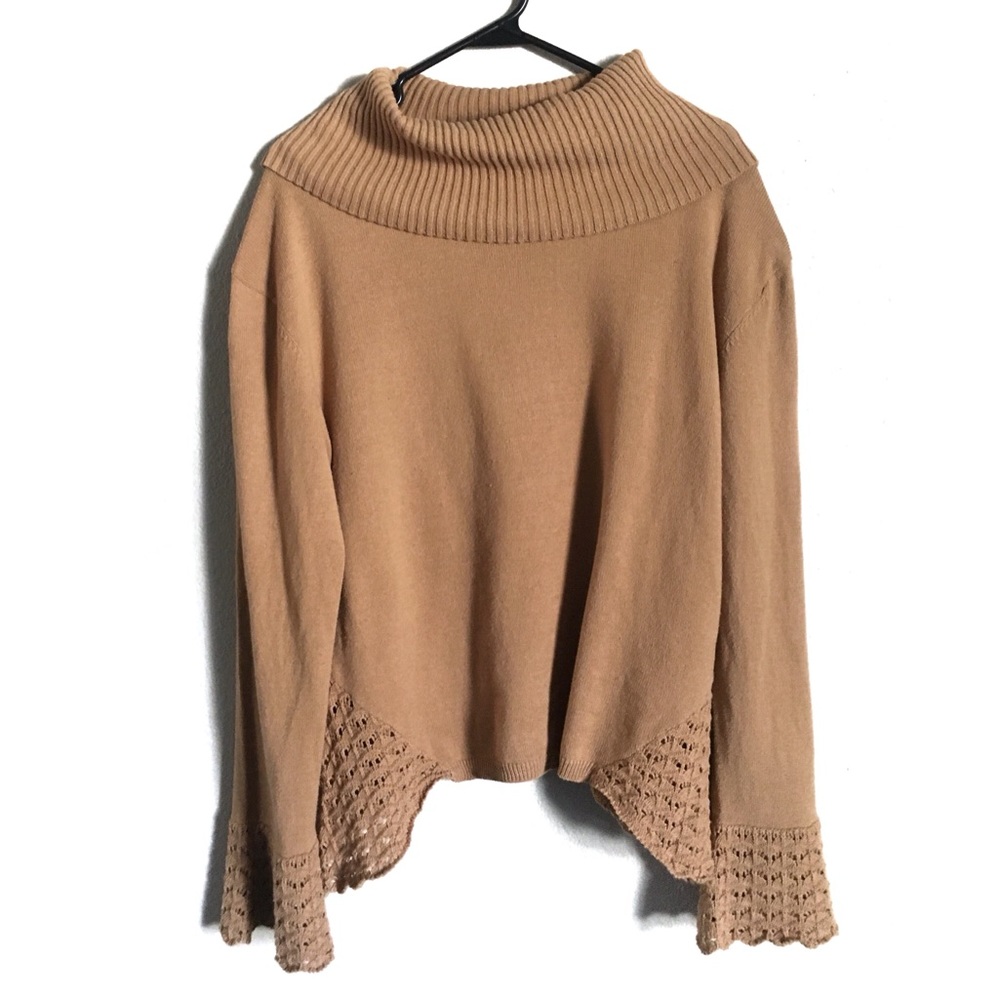 Nanette Lepore Cowl Neck Bell Sleeve Sweater